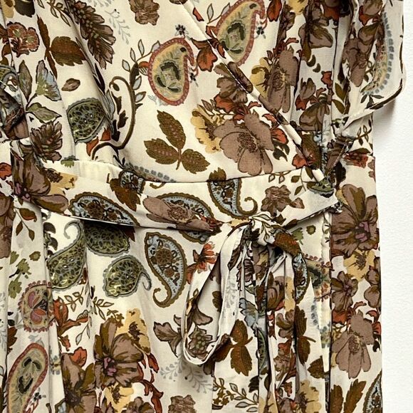 Anthropologie x DREW Terra Vintage Garden Wrap Dress Sz S - Picture 7 of 8